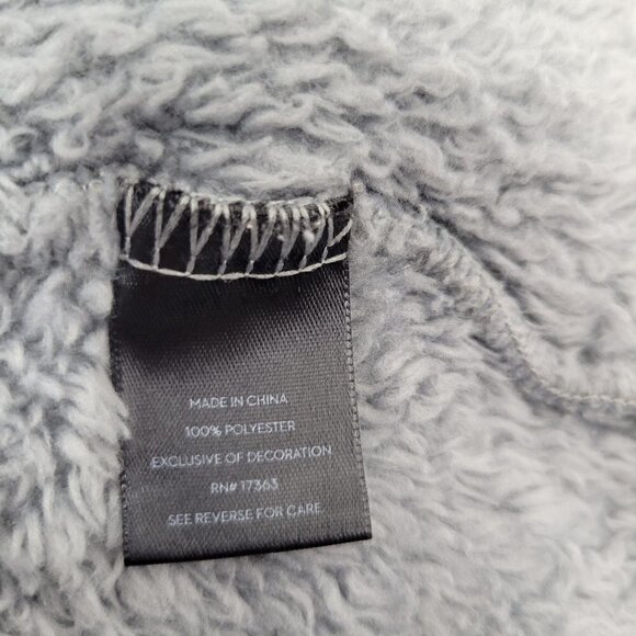 Simply Vera Vera Wang Sherpa Oversized Comfy Lounge Coat W/ Pockets Size Large - Picture 12 of 14